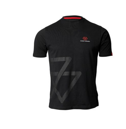 Černé tričko s logem MF - velikost XXXL